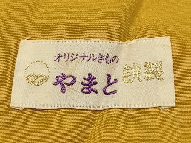 平和屋着物■上質な小紋 幾何学文様 そうけつ染 鬼しぼ縮緬 やまと誂製 正絹 逸品 AABL4377sx