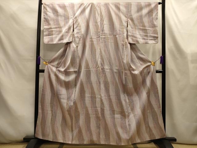 平和屋着物■上質な小紋 変わり間道 正絹 逸品 AABL4379sx