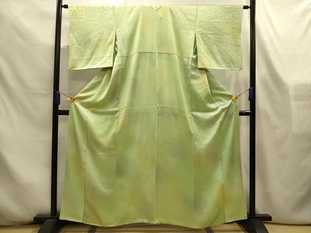 平和屋着物■上質な小紋 青海波 暈し染め 正絹 逸品 AABL4387sx