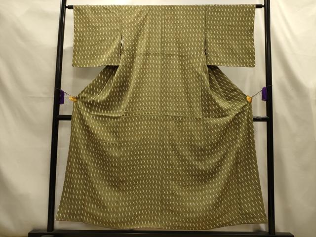 平和屋着物■上質な小紋 幾何学文様 正絹 逸品 AABL4390sx
