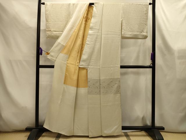 平和屋着物■豪華色留袖 刺繍 立波箔散らし 金糸 正絹 逸品 AABL4464sx