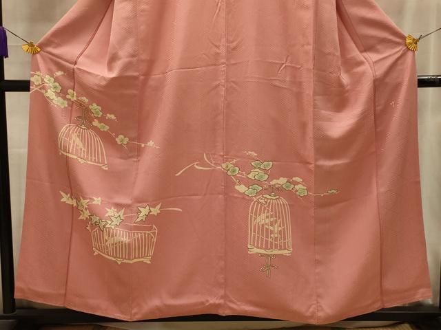 平和屋着物■訪問着 作家物 鳥かご 松坂屋扱い 正絹 逸品 AABL4466sx