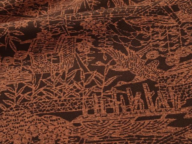 平和屋着物■上質な小紋 飛鳥風景文 正絹 逸品 AABL4496sx