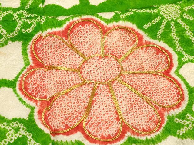 平和屋着物■豪華振袖 絞り 駒刺繍 草花文 正絹 逸品 AABL4526sx