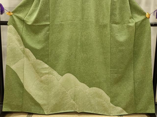 平和屋着物■訪問着 重ね山文 正絹 逸品 AABL4567sx