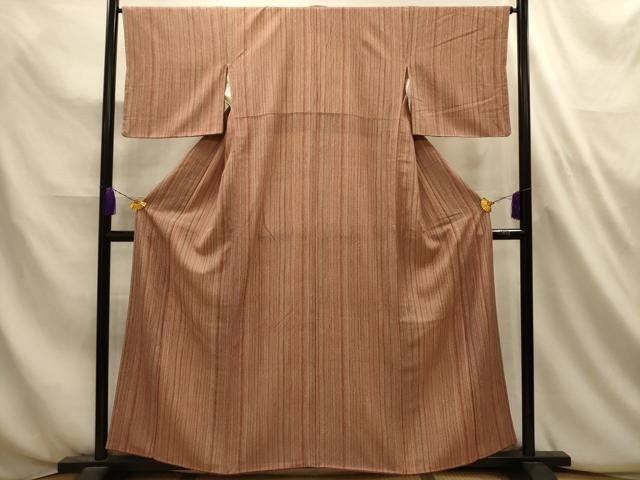平和屋着物■上質な小紋 間道 正絹 逸品 AABL4661sx