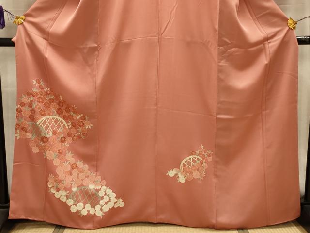 平和屋着物■訪問着 刺繍 花籬文 金彩 高島屋扱い 正絹 逸品 AABL4685sx
