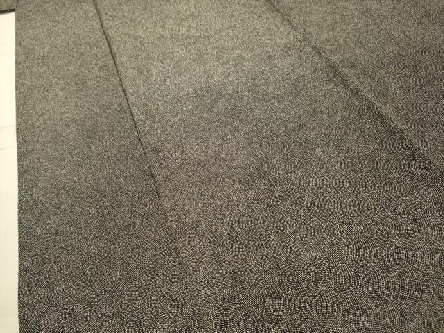 平和屋着物■江戸小紋 鮫小紋柄 黒地 正絹 逸品 AABL4693sx