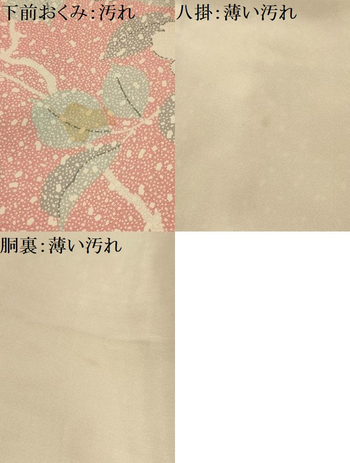 平和屋着物■上質な小紋 枝花文 正絹 逸品 AABL4712sx