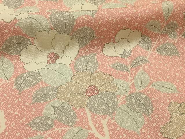 平和屋着物■上質な小紋 枝花文 正絹 逸品 AABL4712sx