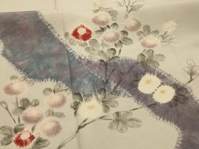 平和屋着物■訪問着 絞り 枝花文 やまと誂製 正絹 逸品 AABL4826sx
