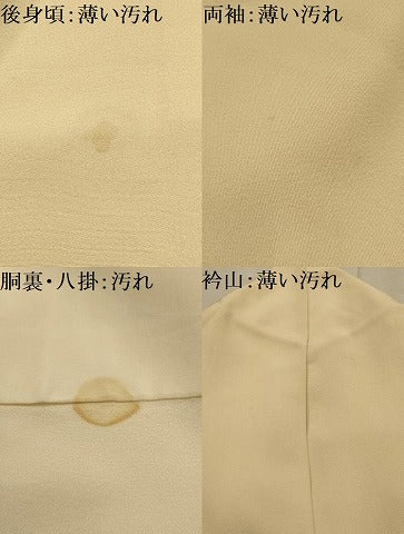 平和屋着物■訪問着 作家物 草花文 金彩 正絹 逸品 AABL4837sx