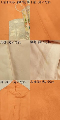 平和屋着物■訪問着 貝桶花文 金彩 正絹 逸品 AABL4847sx