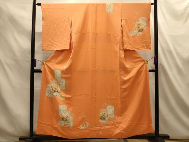 平和屋着物■訪問着 貝桶花文 金彩 正絹 逸品 AABL4847sx