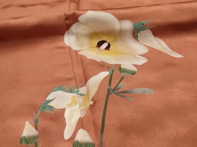 平和屋着物■訪問着 草花文 暈し染め 金彩 正絹 逸品 AABL4850sx