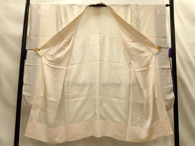 平和屋着物■振袖用長襦袢 無双仕立て 枝梅文 暈し染め 正絹 逸品 AABL4858sx