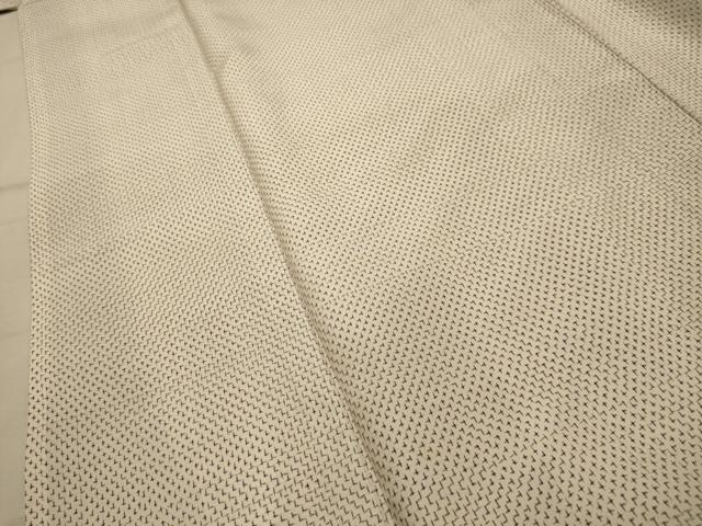 平和屋着物■上質な紬 蚊絣 正絹 逸品 AABL4896sx