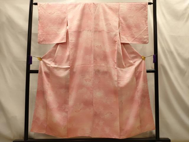 平和屋着物■上質な小紋 風景絵巻物 暈し染め 正絹 逸品 AABL4913sx
