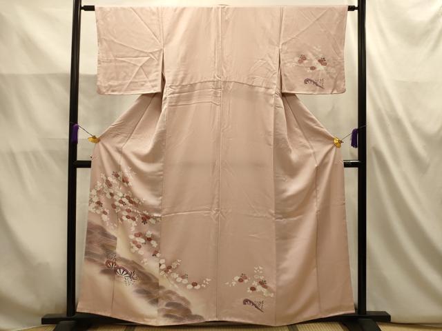 平和屋着物■訪問着 立波片輪車花文 暈し染め 金彩 正絹 逸品 AABL4936sx