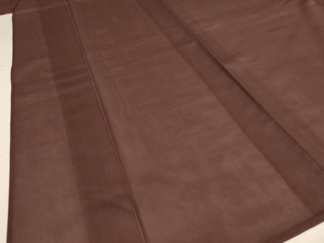 平和屋着物*夏物 色無地 絽 赤褐色 正絹 逸品 未使用 AABL5090jd