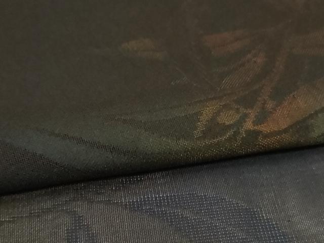 平和屋着物*夏物 小紋 風通紗 枝葉文 正絹 逸品 未使用 AABL5101jd