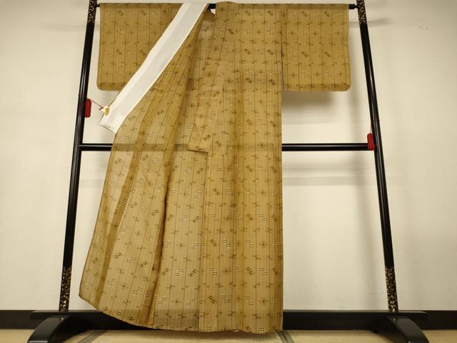 平和屋着物*夏物 本場琉球絣 夏琉球 正絹 逸品 AABL5109jd