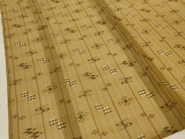 平和屋着物*夏物 本場琉球絣 夏琉球 正絹 逸品 AABL5109jd