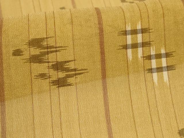 平和屋着物*夏物 本場琉球絣 夏琉球 正絹 逸品 AABL5109jd