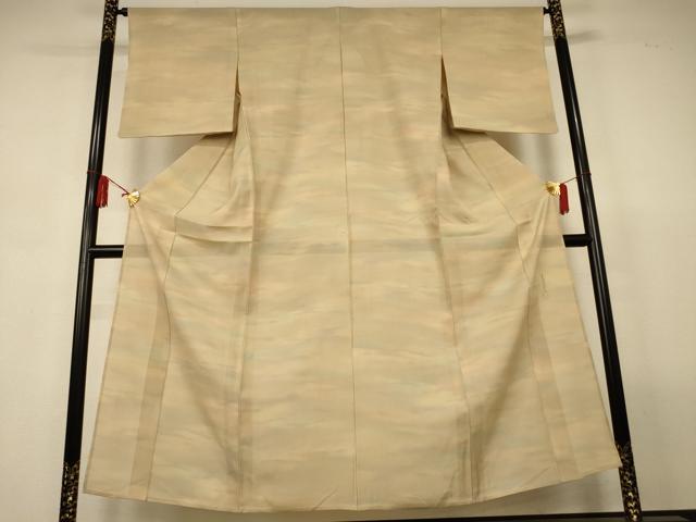 平和屋着物*夏物 小紋 絽 霞文 暈し染め 正絹 逸品 AABL5111jd