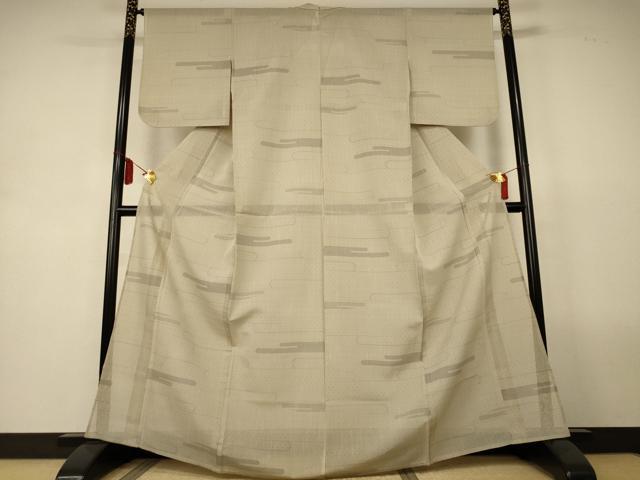 平和屋着物*夏物 紗紬 エ霞文 正絹 逸品 AABL5144jd