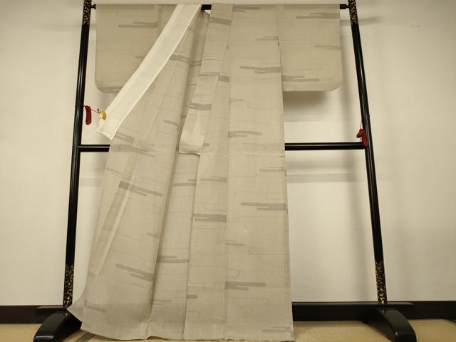 平和屋着物*夏物 紗紬 エ霞文 正絹 逸品 AABL5144jd