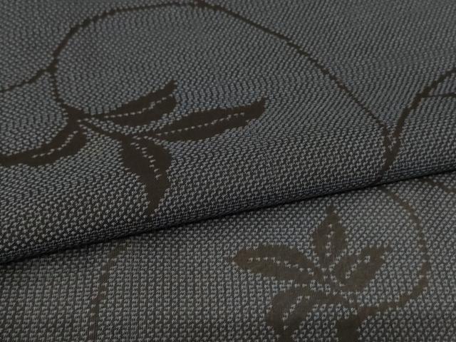 平和屋着物*夏物 本場大島紬 夏大島 唐草文 証紙付き 正絹 逸品 AABL5152jd
