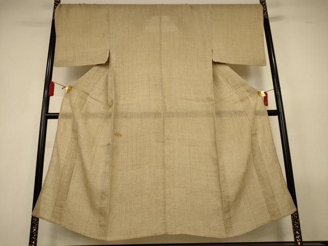 平和屋着物*夏物 男性 上布 十字絣 麻 逸品 AABL5238jd