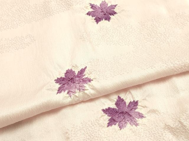 平和屋着物●和装小物 帯締め・帯揚げセット 平組 絞り 舞葉文 正絹 逸品 未使用 AABL5309ay