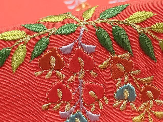平和屋着物▼和装小物 重ね衿・伊達衿 まとめて5点 刺繍 色無地 松竹梅 金銀糸 金銀彩 正絹あり 逸品 未使用品あり AABL5337ay