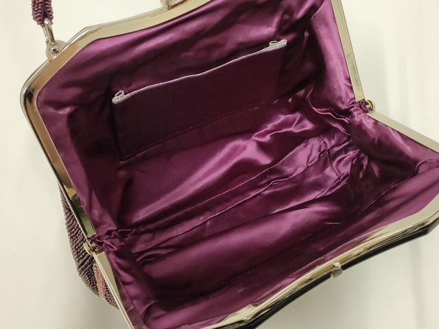 平和屋着物●和装小物 和装バッグ ハンドバッグ ビーズバッグ 芝文 逸品 AABL5373ay