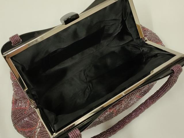平和屋着物●和装小物 和装バッグ ハンドバッグ ビーズバッグ 芝文 逸品 AABL5382ay