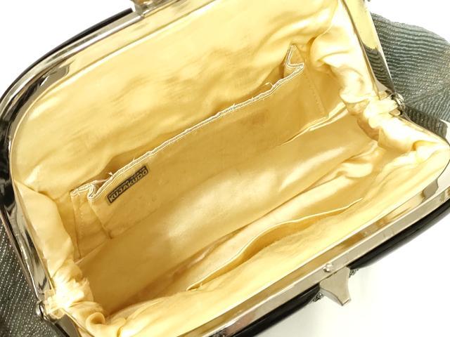 平和屋着物●和装小物 和装バッグ ハンドバッグ ビーズバッグ 吉祥花文 浅草 孔雀堂 KUJAKUDO 逸品 AABL5389ay