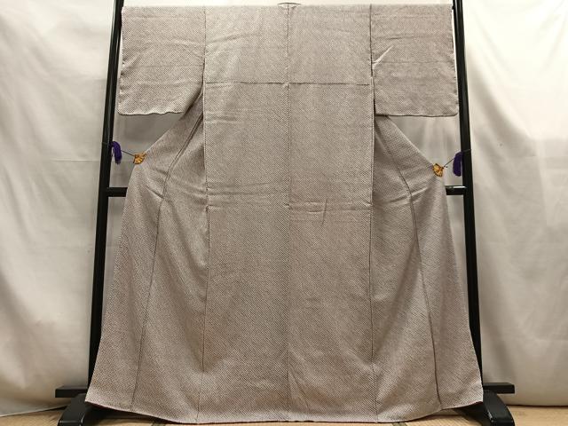 平和屋着物■大変加工の良い総絞り小紋 正絹 逸品 AABL5409oa