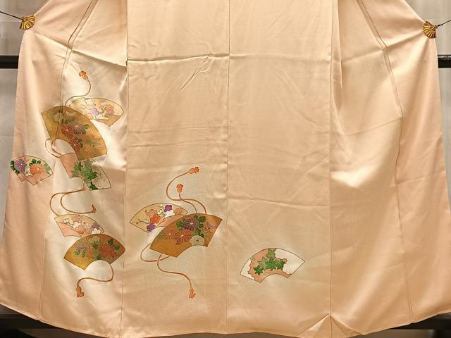 平和屋着物■訪問着 地紙草花文 暈し染め 金彩 やまと誂製 正絹 逸品 未使用 AABL5411oa