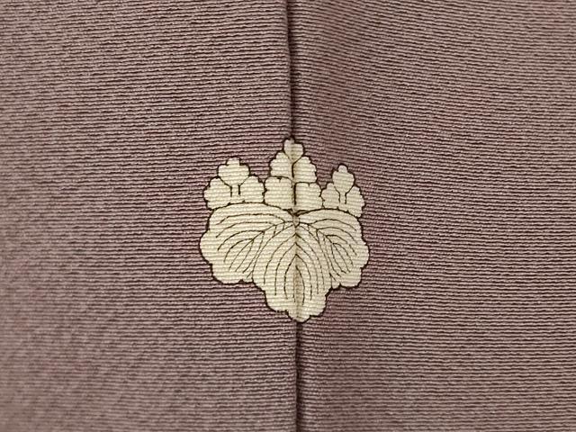 平和屋着物●上質な色無地 鳩羽鼠色 正絹 逸品 AABL5480ck