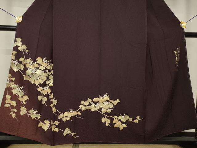 平和屋着物●金彩友禅 卓越技能者・名工・和田光正 訪問着 草花文 まるやま扱い 正絹 逸品 AABL5499ck