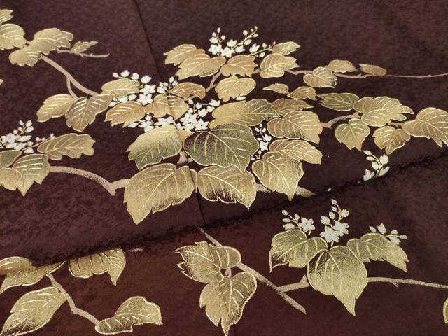 平和屋着物●金彩友禅 卓越技能者・名工・和田光正 訪問着 草花文 まるやま扱い 正絹 逸品 AABL5499ck