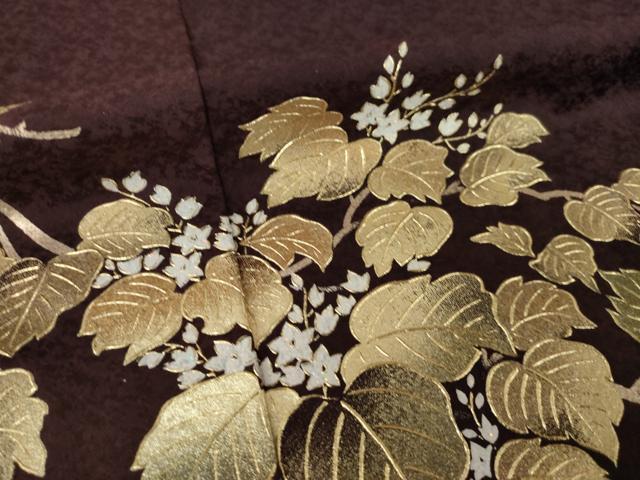平和屋着物●金彩友禅 卓越技能者・名工・和田光正 訪問着 草花文 まるやま扱い 正絹 逸品 AABL5499ck