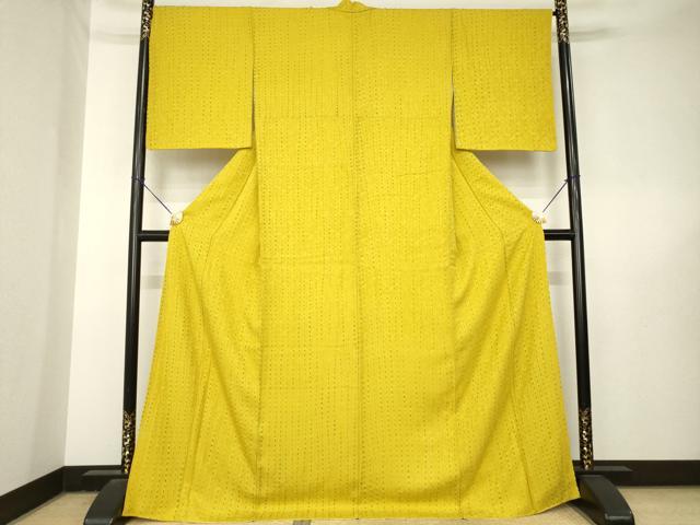 平和屋着物●上質な小紋 竜巻絞り 正絹 逸品 AABL5506ck