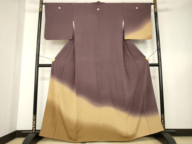 平和屋着物●訪問着 霞文 暈し染め 正絹 逸品 AABL5512ck