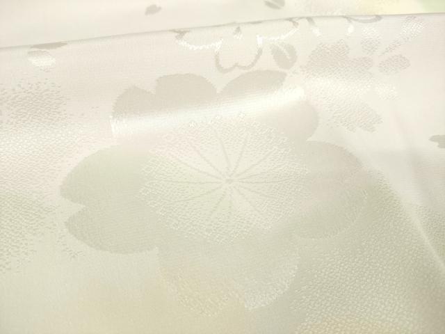 平和屋着物●振袖用長襦袢 無双仕立て 舞花地紋 暈し染め やまと誂製 正絹 逸品 AABL5539ck