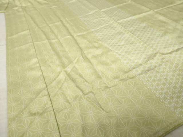 平和屋着物●長襦袢 無双仕立て 麻の葉間道 正絹 逸品 AABL5557ck