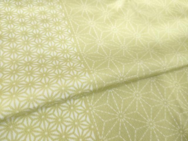 平和屋着物●長襦袢 無双仕立て 麻の葉間道 正絹 逸品 AABL5557ck
