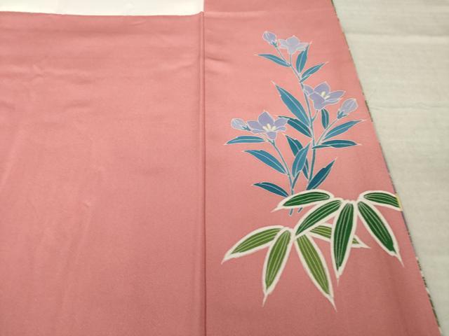 平和屋着物●豪華振袖 友禅 作家物 草花文 暈し染め 正絹 逸品 AABL5621ck